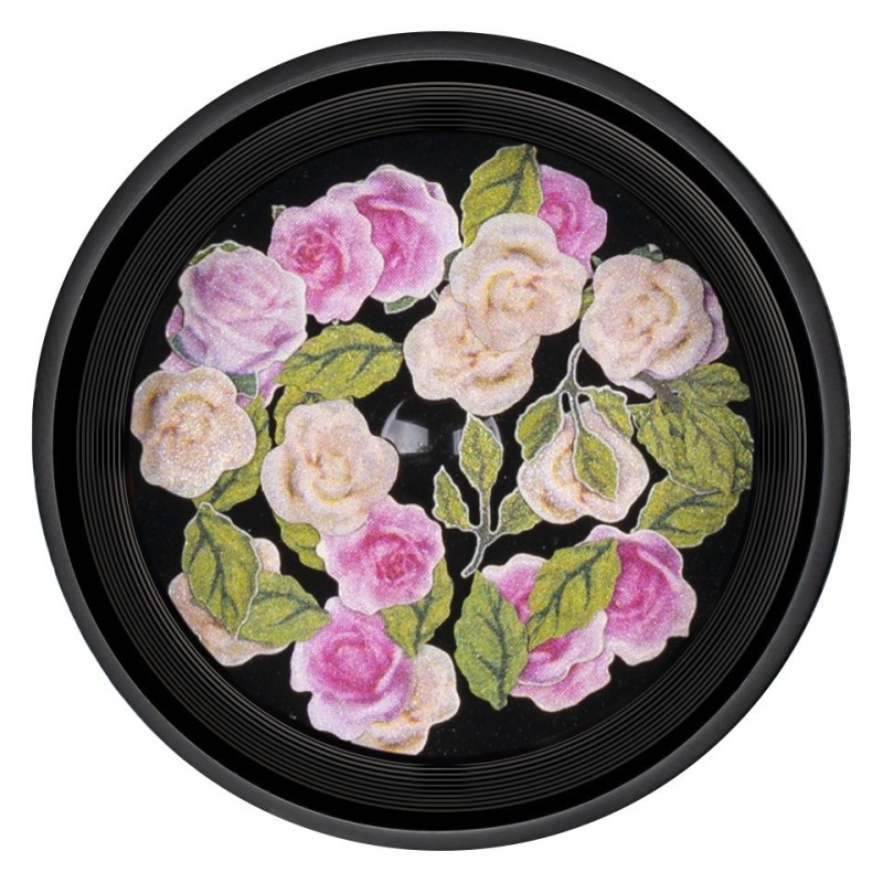 Set 3 x Decoratiune Unghii Nail Art Luxorise, Unique Roses