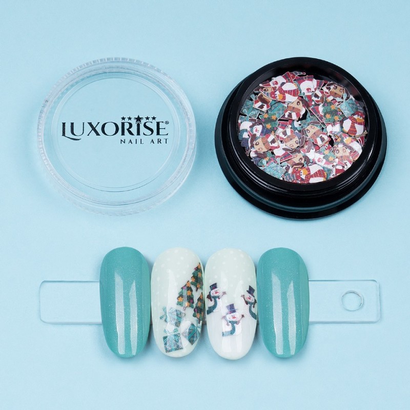 Set 3 x Decoratiuni Unghii Nail Art Luxorise, Christmas Crush