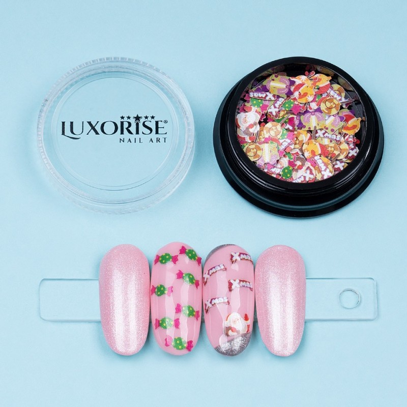 Set 3 x Decoratiuni Unghii Nail Art Luxorise, Christmas Joy
