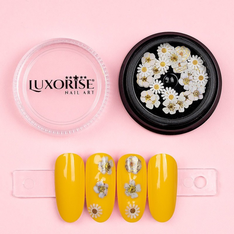 Set 3 x Decoratiuni Unghii Nail Art Luxorise, Flower Flavours