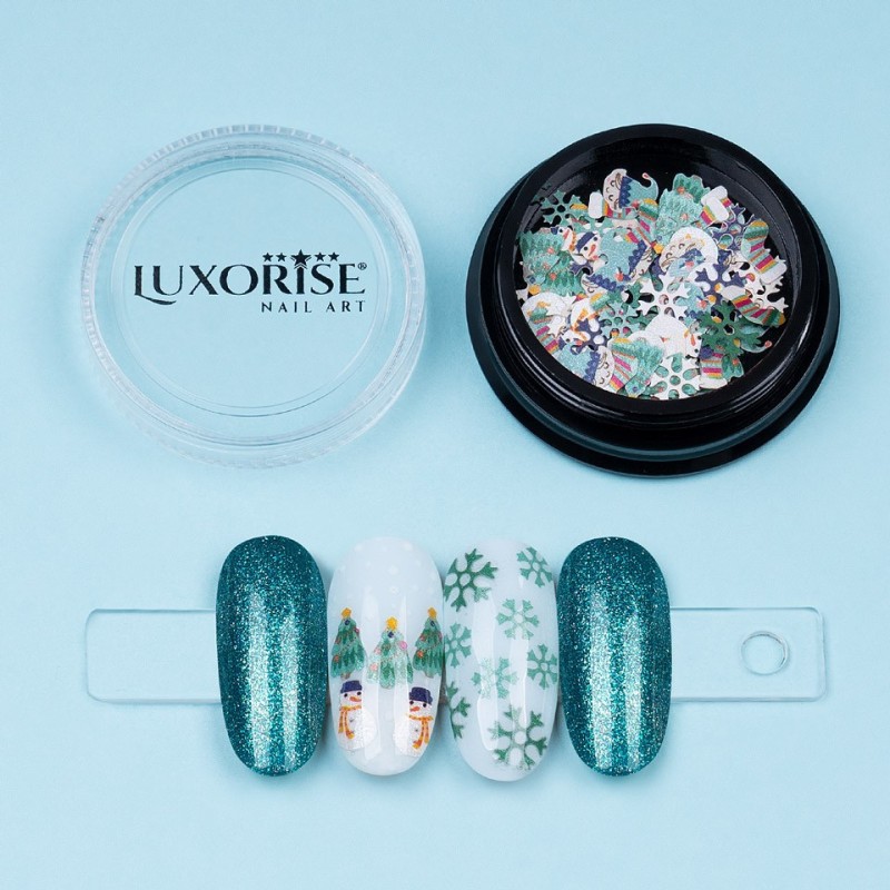 Set 3 x Decoratiuni Unghii Nail Art Luxorise, Winter Fun
