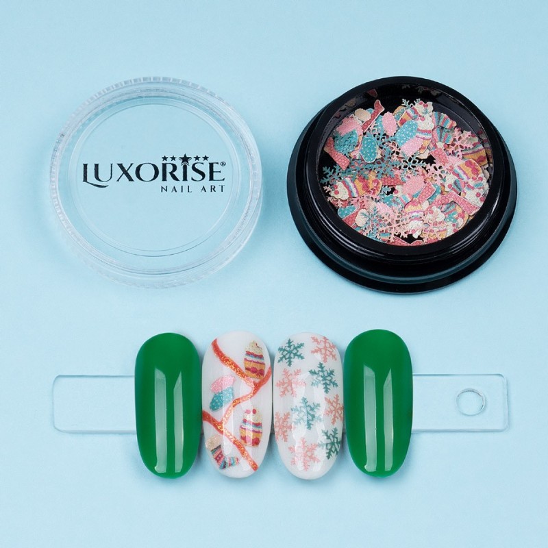 Set 3 x Decoratiuni Unghii Nail Art Luxorise, Winter Song
