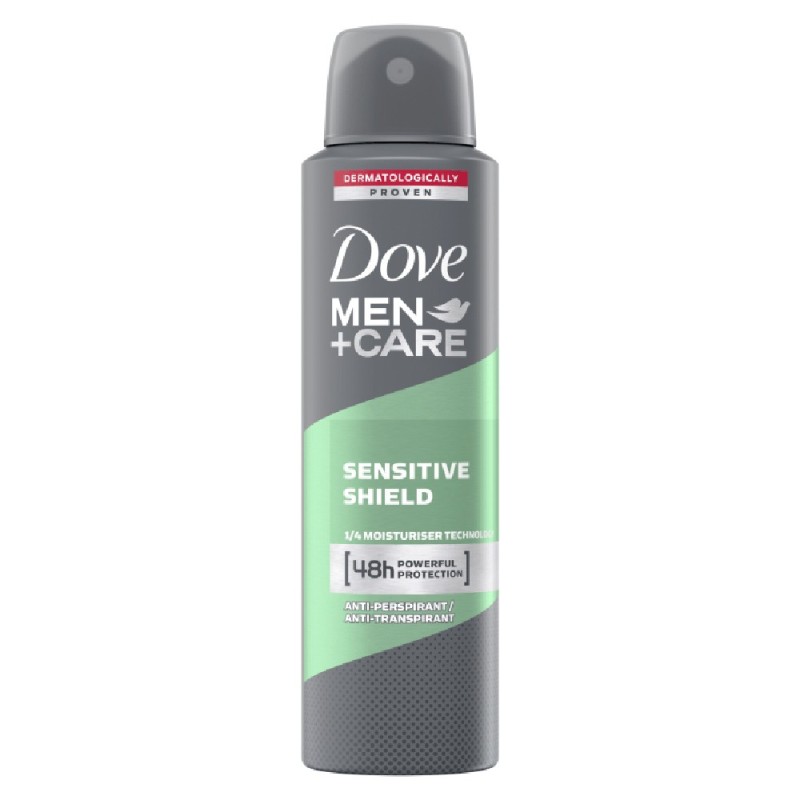 Set 3 x Deodorant Antiperspirant Spray Dove Men Care Sensitive Care, pentru Barbati, 150 ml