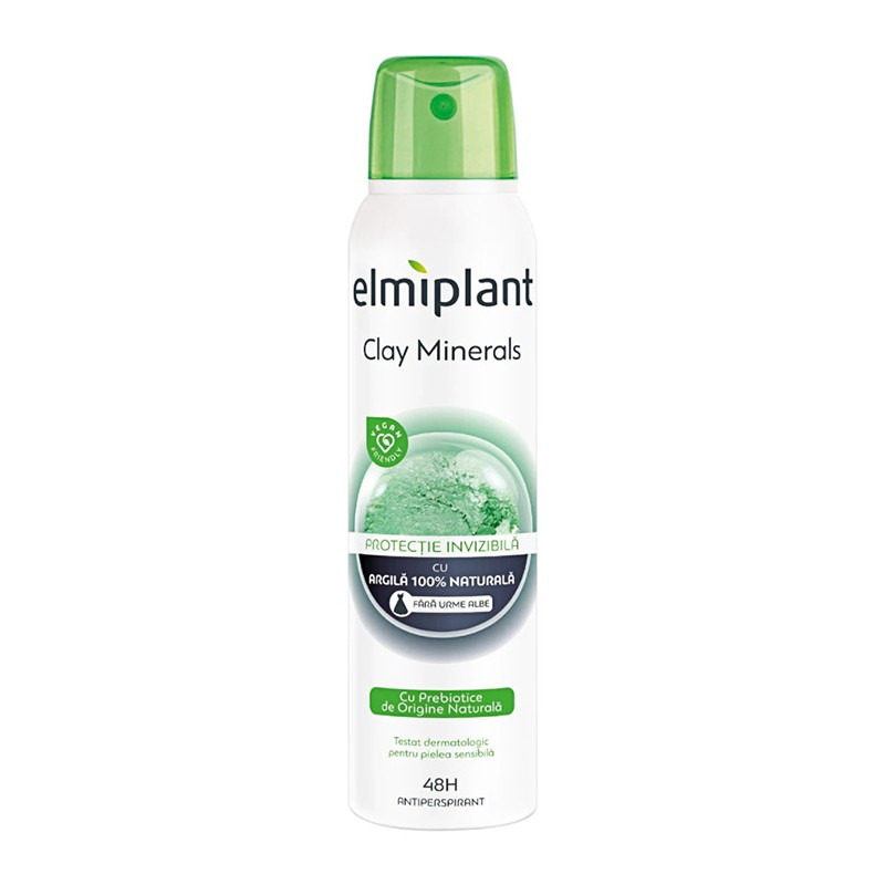 Set 3 x Deodorant Antiperspirant Spray Elmiplant Clay Minerals, 150 ml