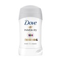 Set 3 x Deodorant Antiperspirant Stick Dove Invisible Dry, pentru Femei, 40 ml