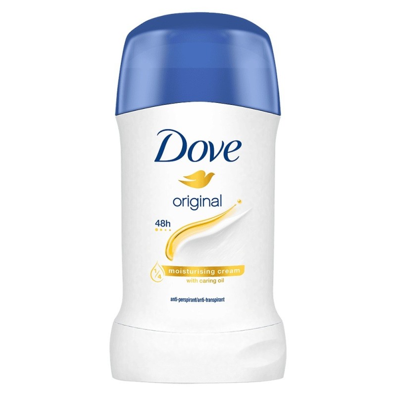 Set 3 x Deodorant Antiperspirant Stick Dove Original, pentru Femei, 40 ml
