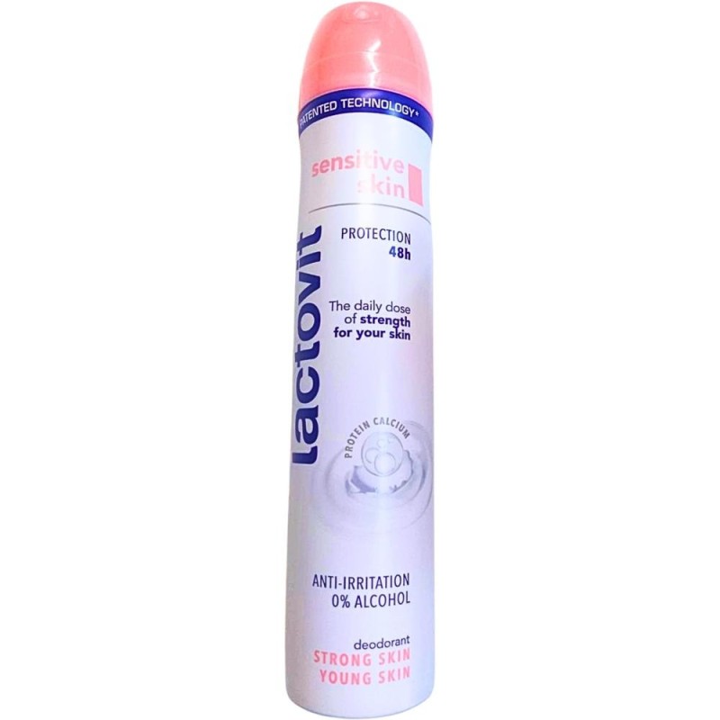 Set 3 x Deodorant Lactovit Piele Sensibila, 200 ml
