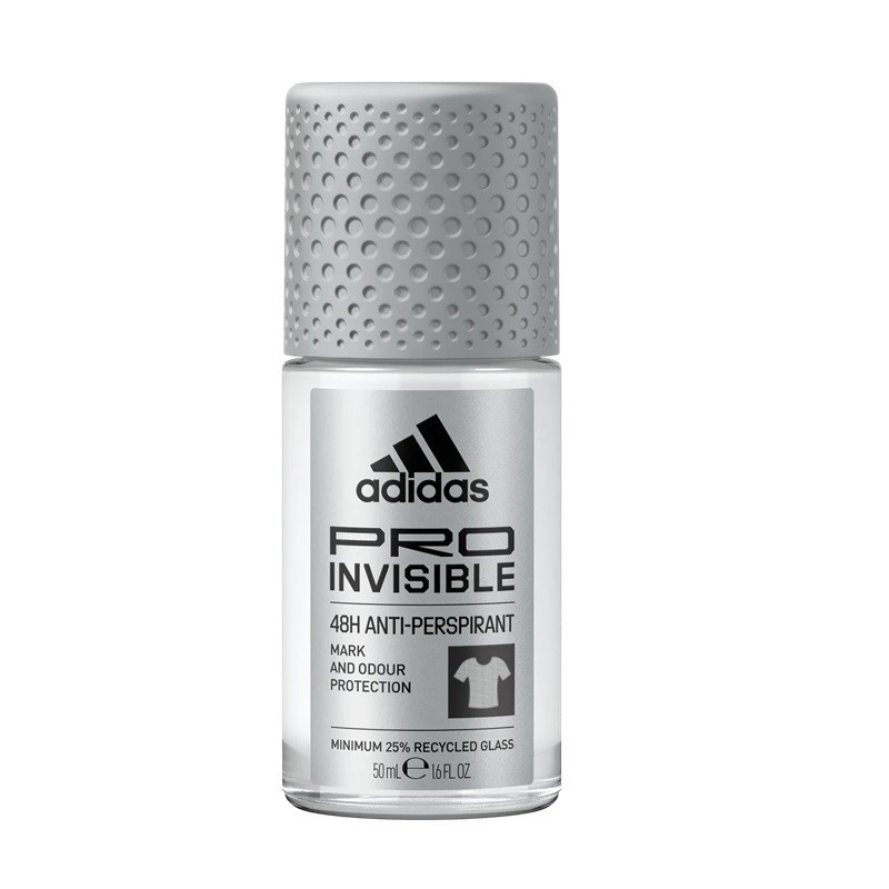 Set 3 x Deodorant Roll-on Adidas, Pro Invisible, Barbati, 50 ml