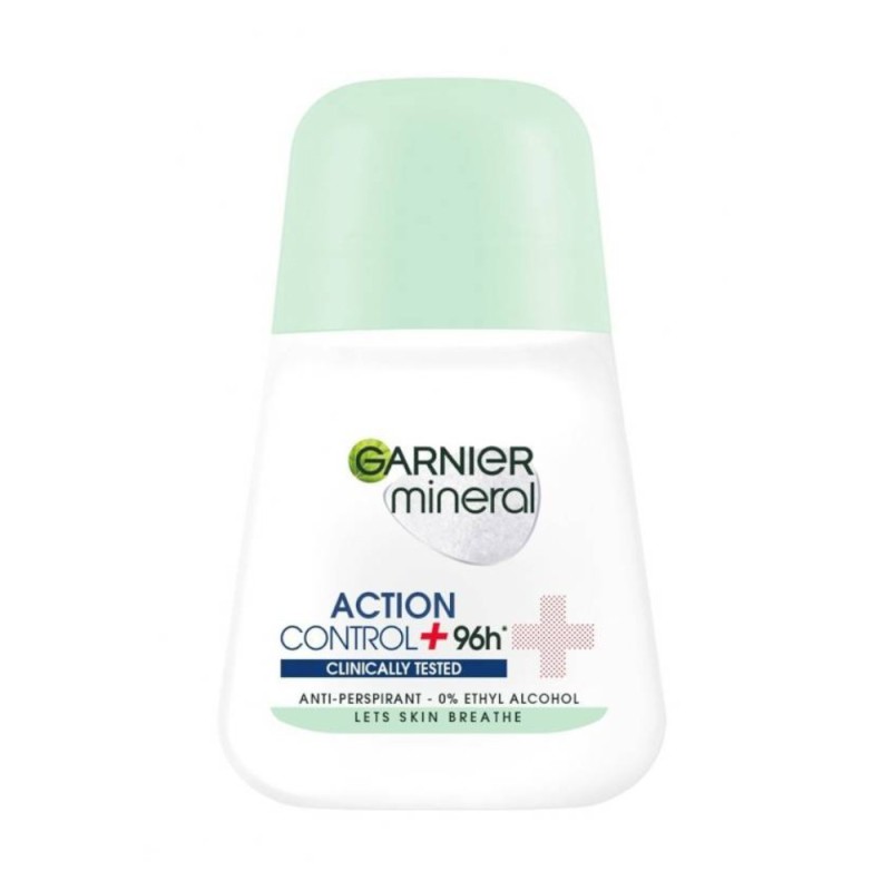 Set 3 x Deodorant Roll-on Garnier Mineral Action Control+ 96h Testat Clinic, 50 ml