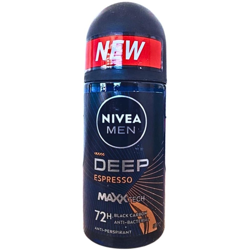 Set 3 x Deodorant Roll-On Men Deep Espresso Nivea Deo 50ml