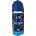 Set 3 x Deodorant Roll-On Men Fresh Active Nivea Deo, 50 ml