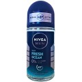 Set 3 x Deodorant Roll-On Men Fresh Ocean Nivea Deo, 50 ml