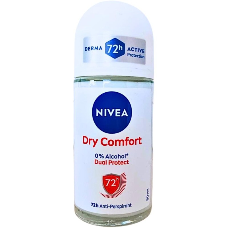 Set 3 x Deodorant Roll-on Nivea Dry Comfort, 50 ml
