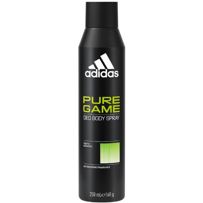 Set 3 x Deodorant Spray Adidas Pure Game, Barbati, 250 ml