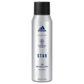 Set 3 x Deodorant Spray Adidas, UEFA Champions League Star Dry Protection, Barbati, 150 ml
