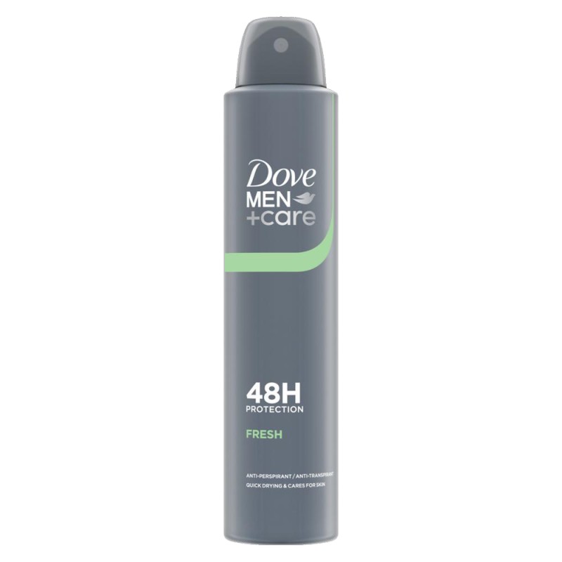 Set 3 x Deodorant Spray Dove Men Fresh, 48 h, pentru Barbati, 200 ml