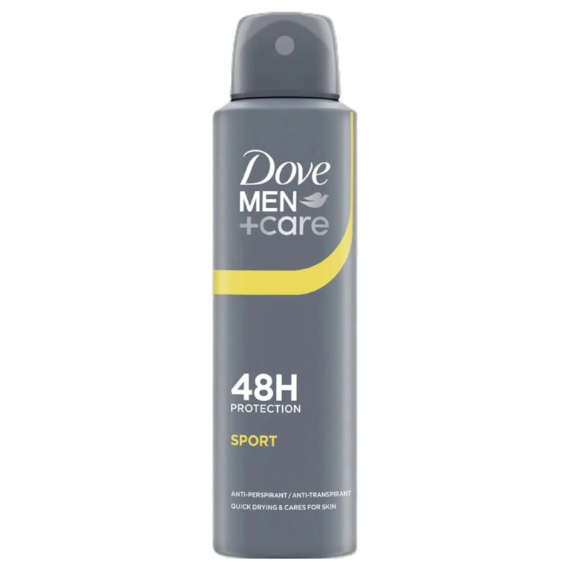 Set 3 x Deodorant Spray Dove Sport 48h Men+Care Gentle Care, Barbati, 150 ml