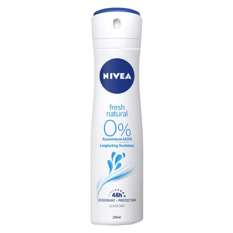 Set 3 x Deodorant Spray Fresh Natural Nivea Deo 200ml