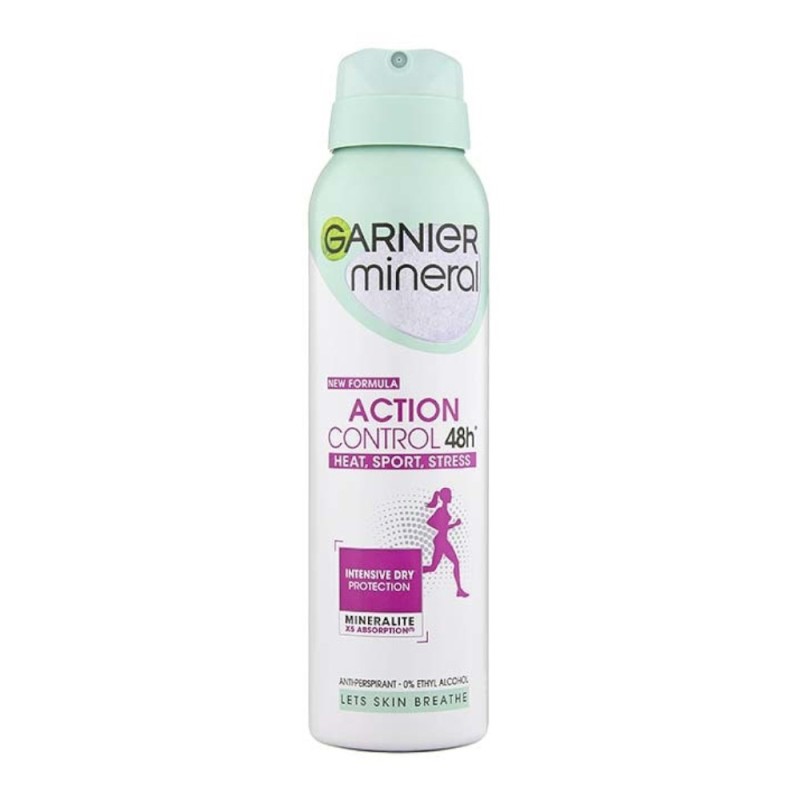 Set 3 x Deodorant Spray Garnier Mineral Action Control Stress 48h, 150 ml