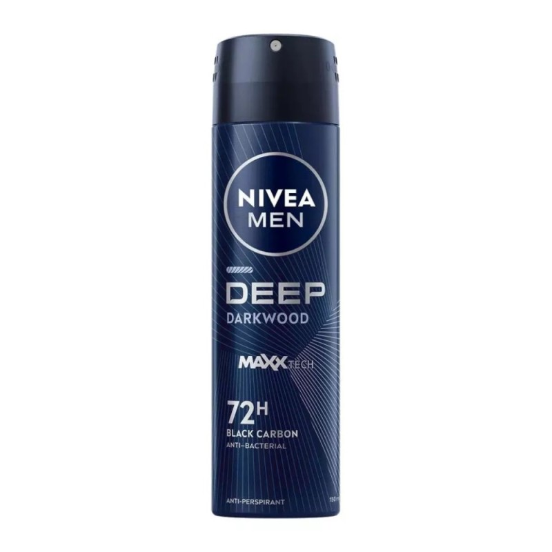 Set 3 x Deodorant Spray Men Deep Darkwood Nivea Deo 150 ml