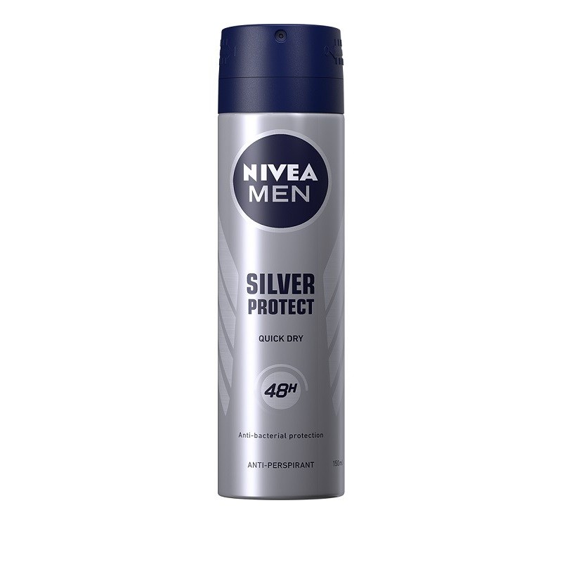 Set 3 x Deodorant Spray Men Silver Protect Nivea Deo, 150 ml