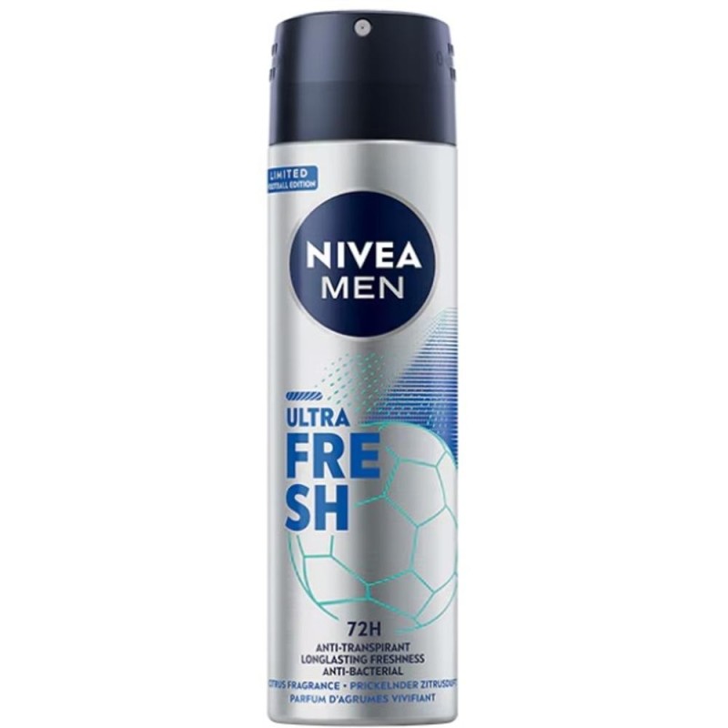 Set 3 x Deodorant Spray Nivea Men Ultra Fresh, 150 ml
