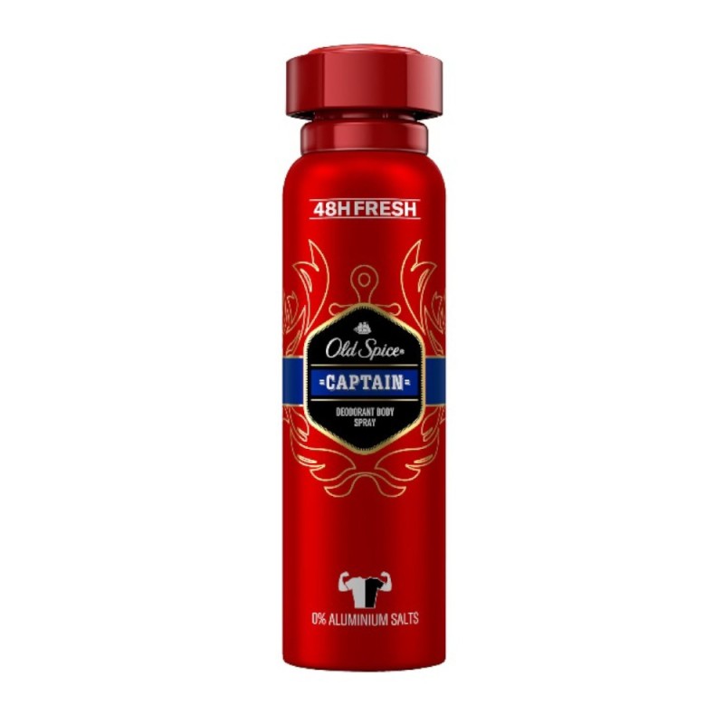 Set 3 x Deodorant Spray Old Spice Captain, Barbati, 150 ml