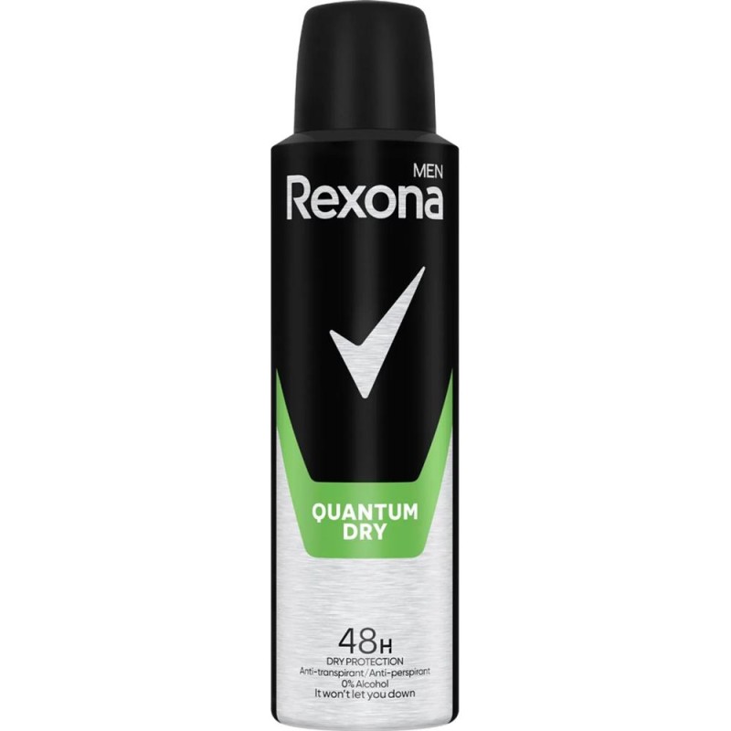 Set 3 x Deodorant Spray Rexona Men Quantum Dry, 150 ml