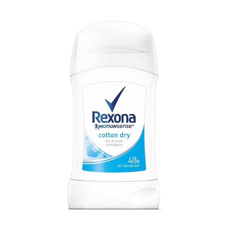 Set 3 x Deodorant Stick Rexona Cotton Dry, pentru Femei, 40 ml