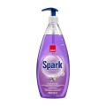 Set 3 x Detergent de Vase cu Pompita Sano Spark, Lavanda, 700 ml