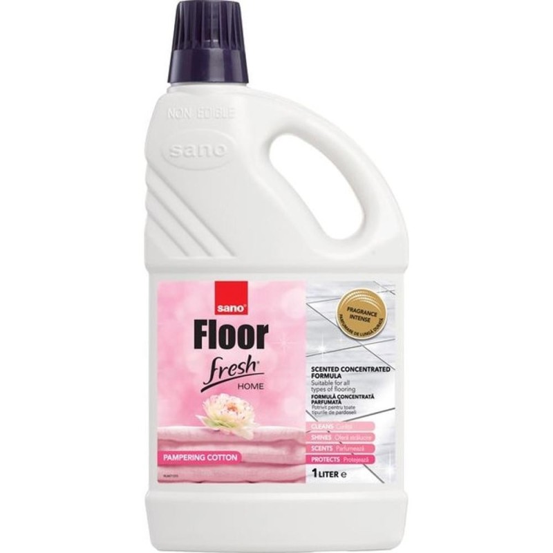 Set 3 x Detergent Pardoseli Sano Floor Fresh, Cotton, 1 l