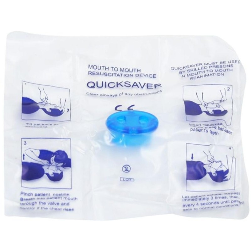 Set 3 x Dispozitiv pentru Resuscitare Prima, prin Respiratie Gura la Gura