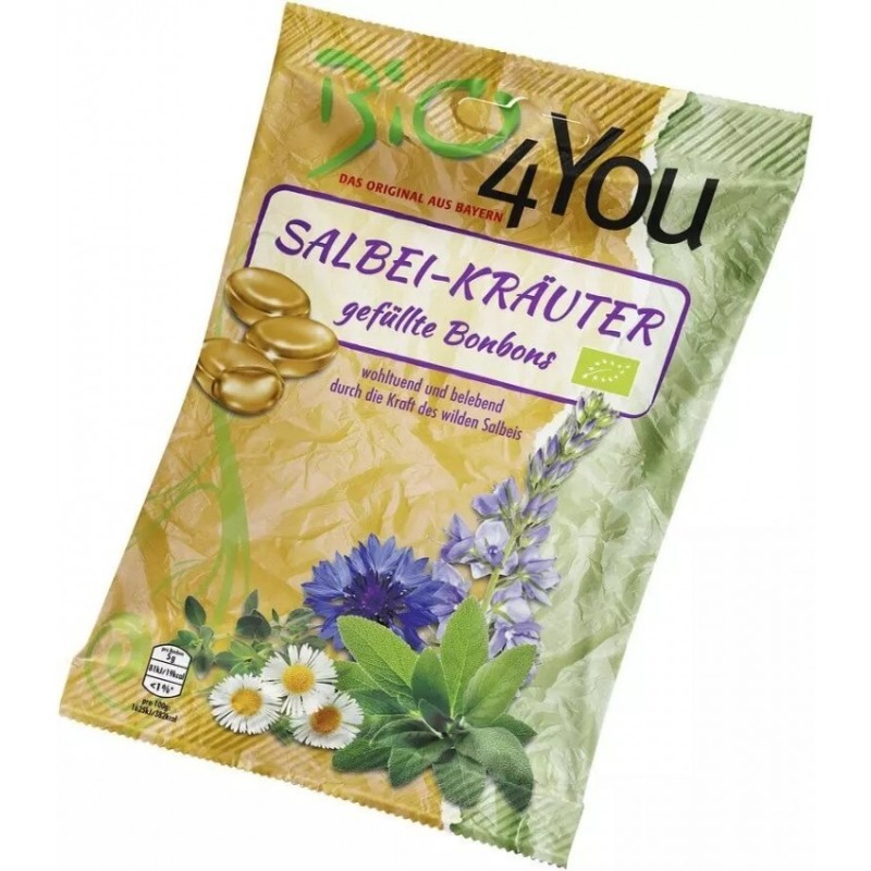 Set 3 x Dropsuri BIO cu Salvie si Plante Medicinale, 75 g