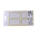 Set 3 x Etichete pentru Caiete Spree, Alb, 10 Coli x 4 Bucati