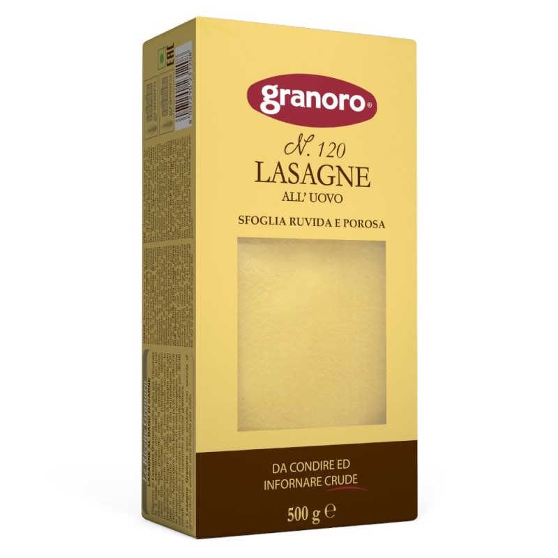 Set 3 x Foi pentru Lasagna cu Ou, Granoro, 500 g