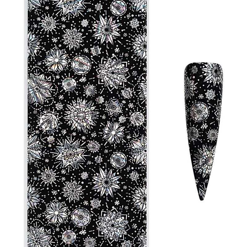 Set 3 x Folie de Transfer Unghii Luxorise 376 Winter Vibes