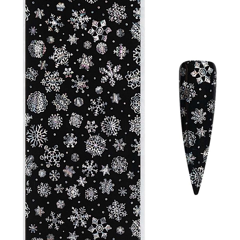 Set 3 x Folie de Transfer Unghii Luxorise 382 Winter Vibes