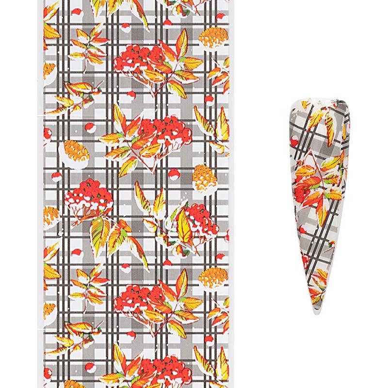 Set 3 x Folie de Transfer Unghii Luxorise 383 Christmas Vibes