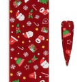 Set 3 x Folie de Transfer Unghii Luxorise, 409 Christmassy