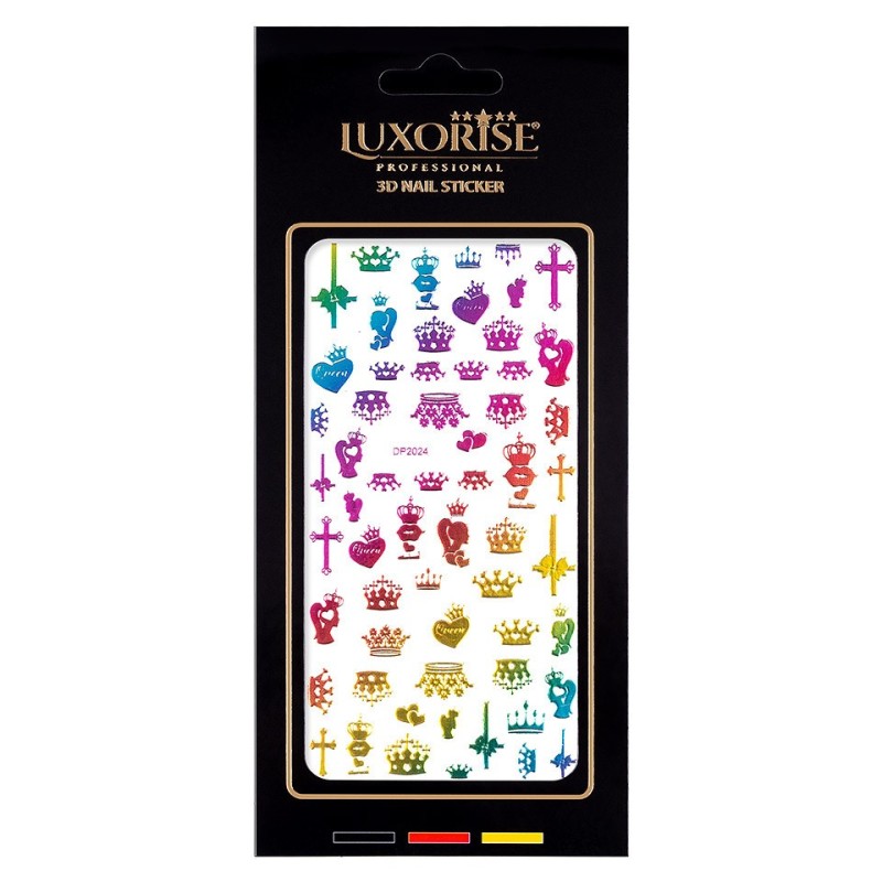 Set 3 x Folie Sticker Unghii Lovely Dp2024, Luxorise