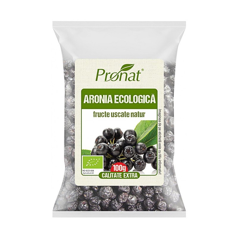 Set 3 x Fructe Bio de Aronia Uscate, 100 g