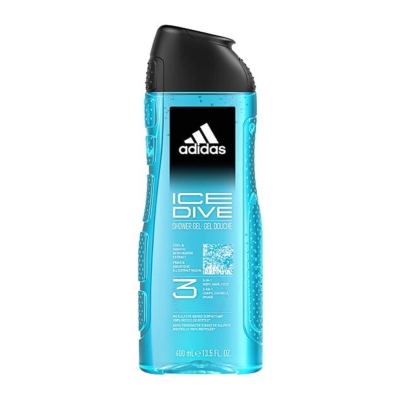 Set 3 x Gel de Dus Adidas, Ice Dive, Barbati, 400 ml
