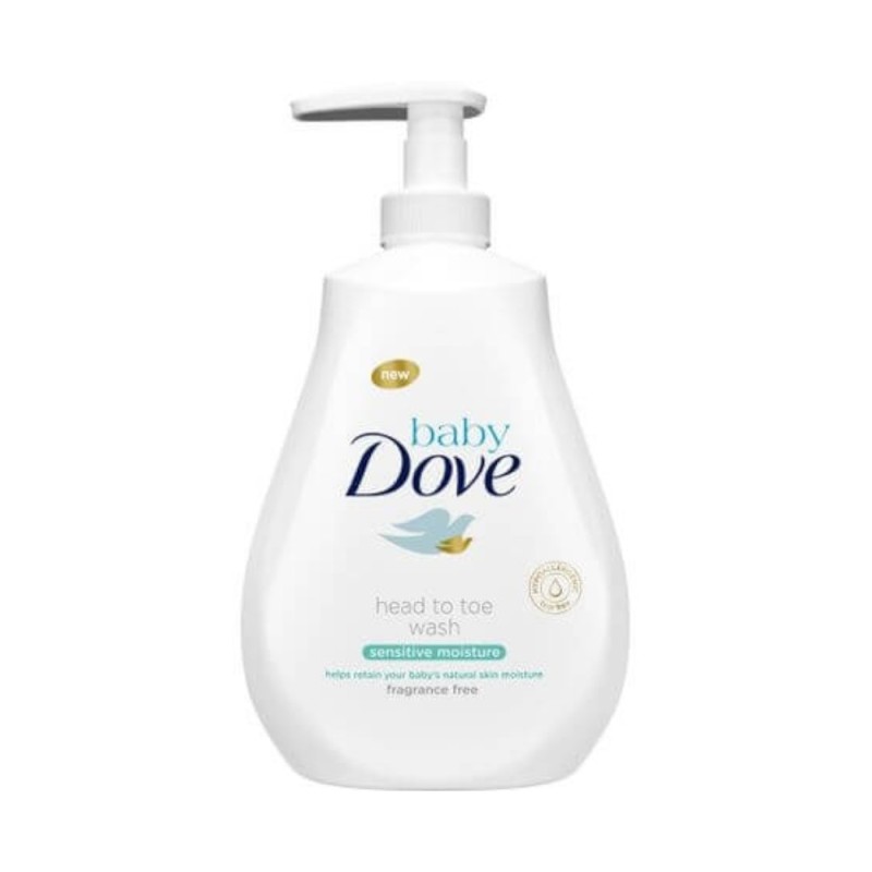 Set 3 x Gel de Dus Dove Baby Free Moisture si Sampon, 200 ml