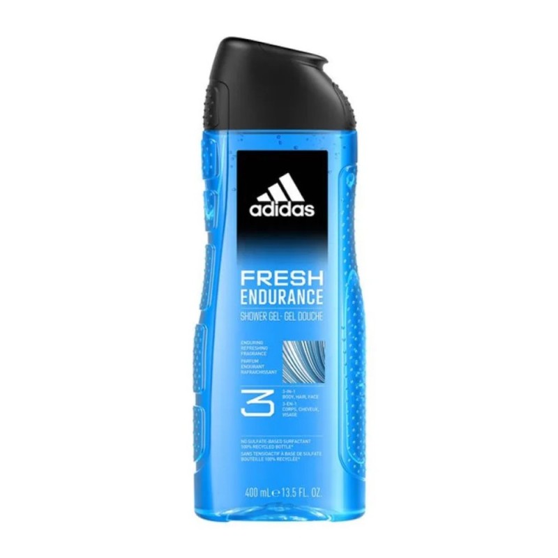 Set 3 x Gel de Dus, Fresh Endurance, Adidas, Barbati, 400 ml