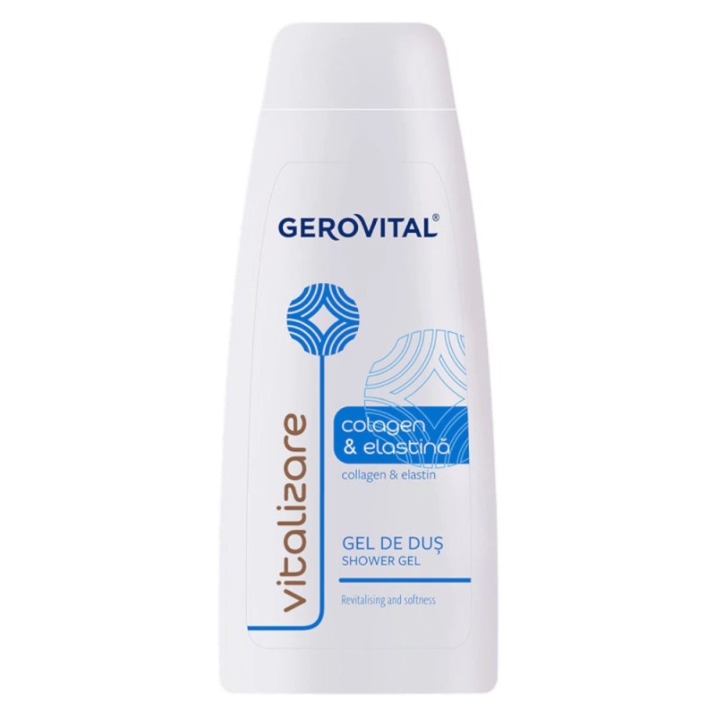 Set 3 x Gel de Dus Gerovital Colagen si Elastina, 400 ml
