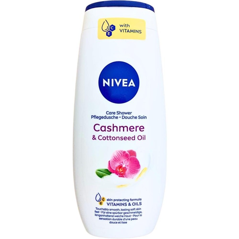 Set 3 x Gel de Dus Nivea Care Cashmere, 250 ml
