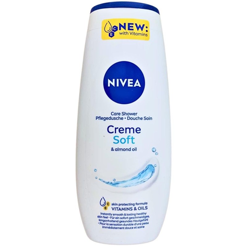 Set 3 x Gel de Dus Nivea Creme Soft, 250 ml