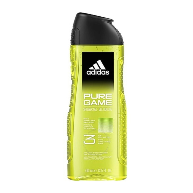 Set 3 x Gel de Dus, Pure Game, Adidas, Barbati, 400 ml