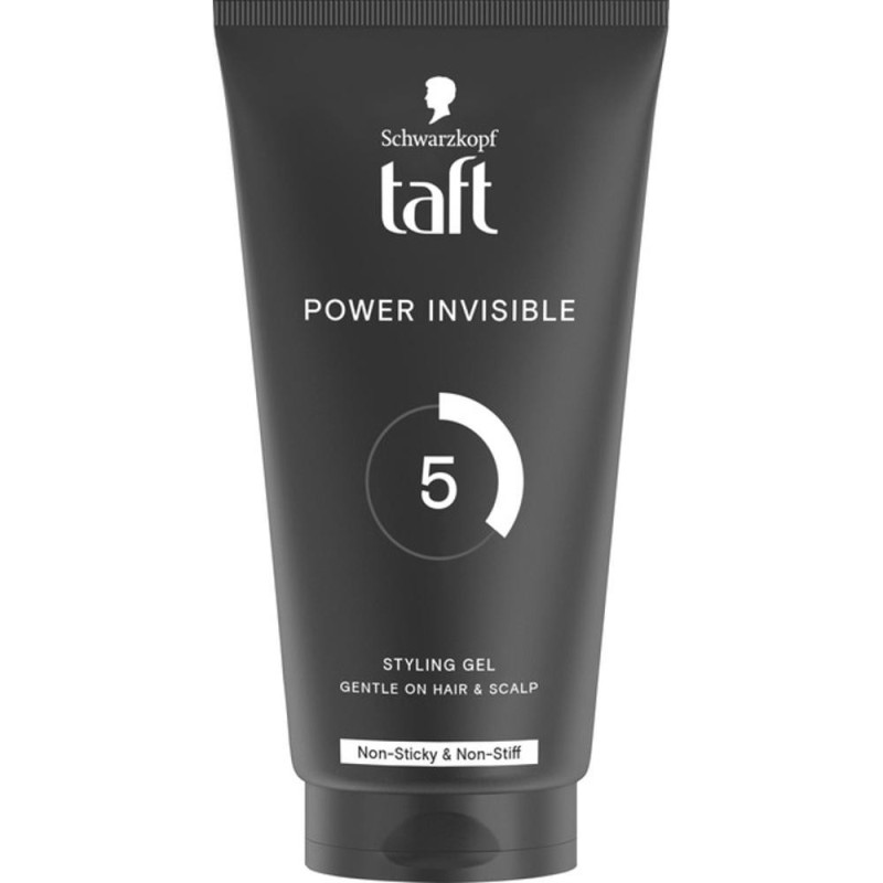 Set 3 x Gel de Par Taft Power Invisible pentru Fixare Mega Puternica, 150 ml