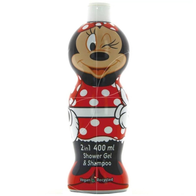 Set 3 x Gel Dus si Sampon Air Val Minnie Mouse, Figurina 1D, 400 ml